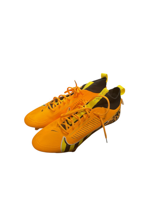 Vist Large View of Product Image Which is Used Nike Adult Football Cleats Orange 13