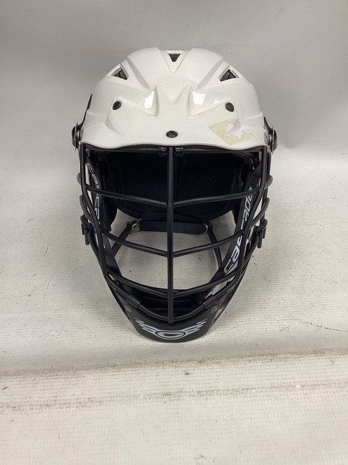 Vist Large View of Product Image Which is Used Cascade CPV-R Lacrosse Helmet White M/L