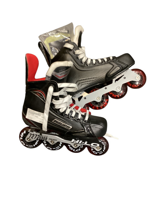 Vist Large View of Product Image Which is Used Bauer HILO VAPOR Senior Aggressive Skates Black Senior 6