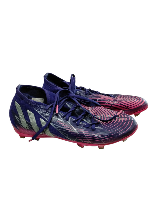 Vist Large View of Product Image Which is Used Adidas Soccer Cleats Purple Junior 06