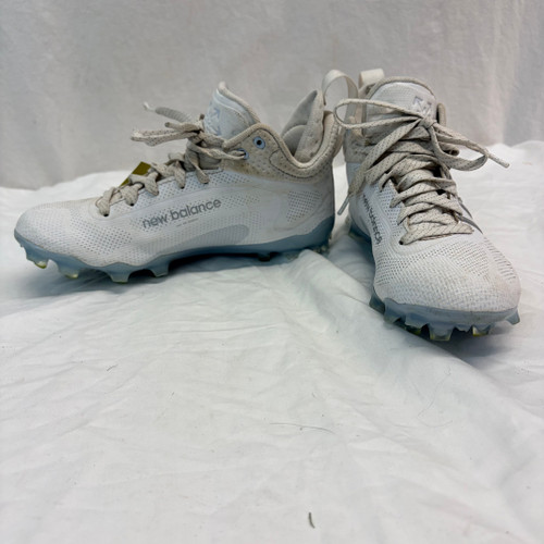 Vist Large View of Product Image Which is Used New Balance LAX Cleats Womens White Senior 4