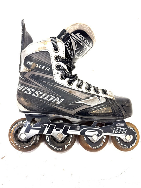 Vist Large View of Product Image Which is Used Mission Roller Hockey Skates Black Junior 04