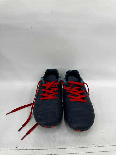 Vist Large View of Product Image Which is Used Brava Soccer Turf Shoes Navy Blue Youth 06.0