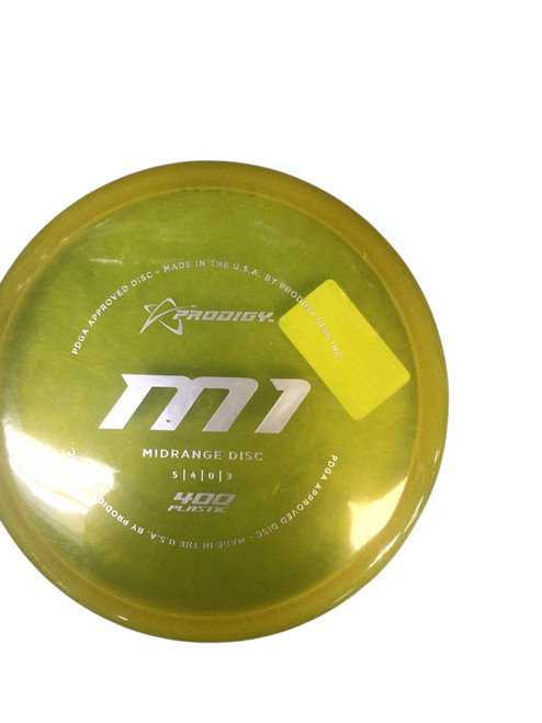 Vist Large View of Product Image Which is Used Prodigy Disc 400 M1 Disc Golf Mid Range Yellow 179g