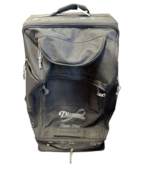 Vist Large View of Product Image Which is Used Diamond WHEELED BAG BB/SB Player Wheeled Bag Black