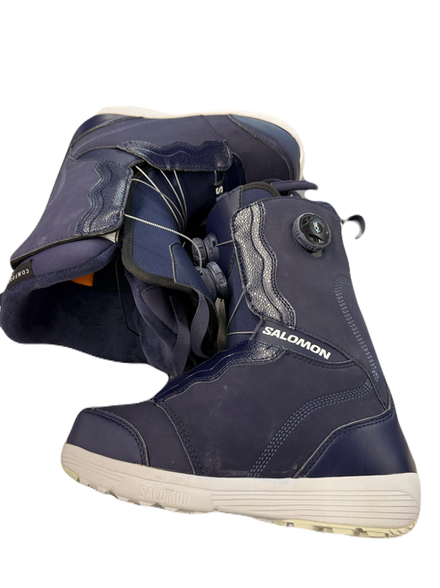 Vist Large View of Product Image Which is Used Salomon IVY Womens Snowboard Boots Royal Blue Senior 8