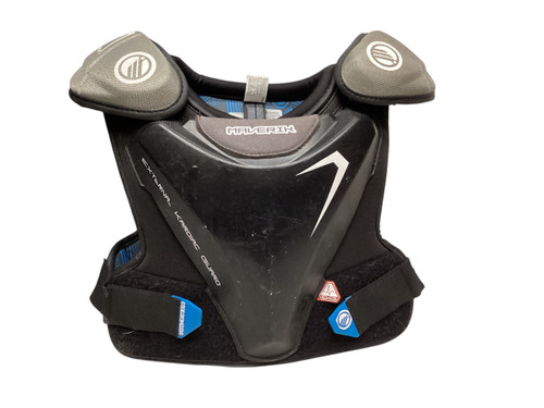 Vist Large View of Product Image Which is Used Maverik CHARGER SP Lacrosse Shoulder Pads Black LG
