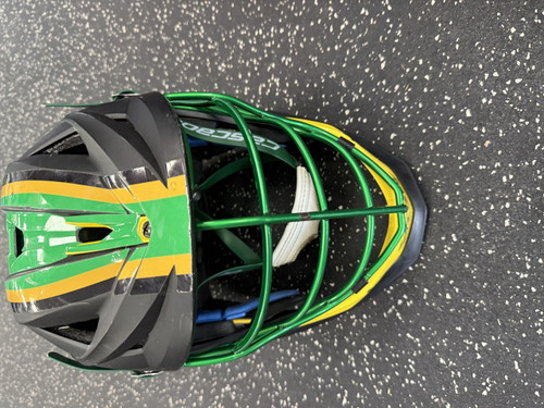 Vist Large View of Product Image Which is Used Cascade XRS LEGENDS LAX HELMET Lacrosse Helmet Black One Size