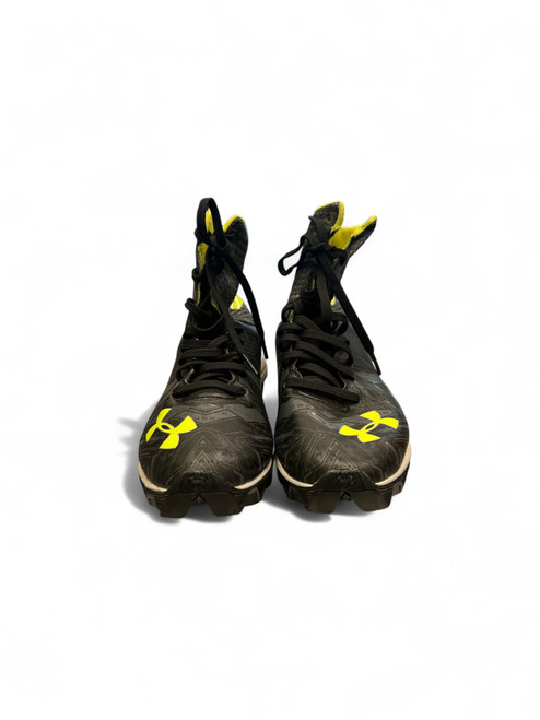 Vist Large View of Product Image Which is Used Under Armour LAX Cleats Boys Black Junior 04