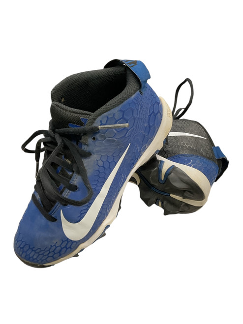Vist Large View of Product Image Which is Used Nike Jr FB Cleats Royal Blue Junior 01.5