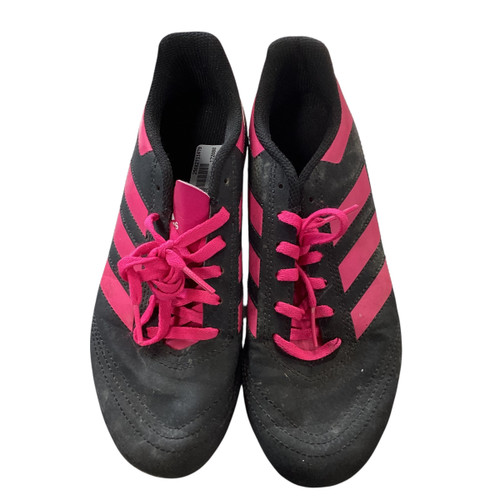 Vist Large View of Product Image Which is Used Adidas Soccer Cleats Black Junior 04