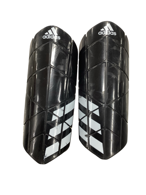Vist Large View of Product Image Which is Used Adidas Soccer Shin Guards Junior Black LG