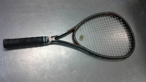 Vist Large View of Product Image Which is Used Wilson SLEDGE HAMMER 2.8 Adult Tennis Racquet Black 4 1/4"