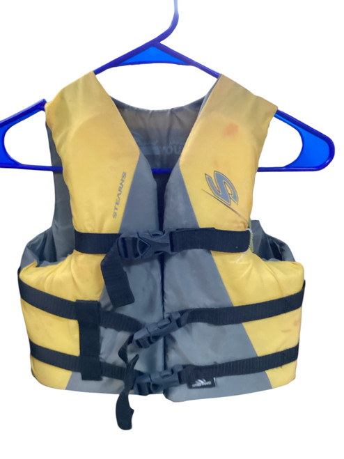 Used Stearns Youth PFD Yellow Youth 50-90 11842-S000221167 Vist Large View of Product Image Which is Used Stearns Youth PFD Yellow Youth 50-90