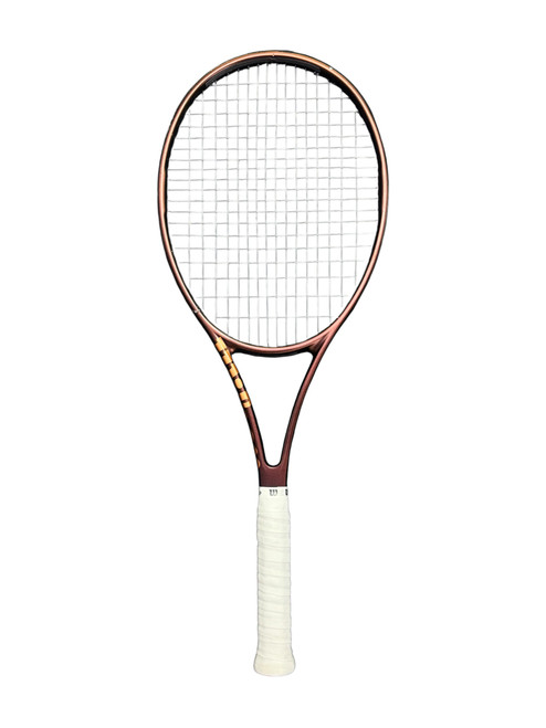 Vist Large View of Product Image Which is Used Wilson PRO STAFF 97 LS Adult Tennis Racquet Copper 4 1/4"