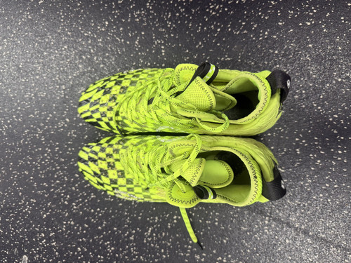 Vist Large View of Product Image Which is Used Under Armour CLONE Adult FB Cleats Neon Green Senior 11