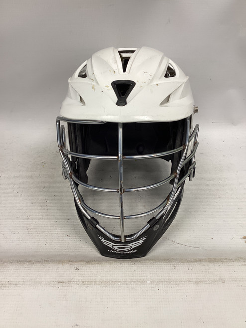 Vist Large View of Product Image Which is Used Cascade R Lacrosse Helmet White One Size