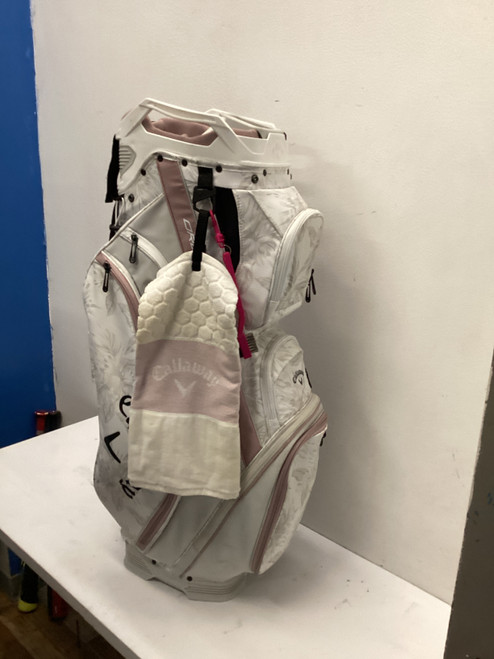Vist Large View of Product Image Which is Used Callaway ORG 14 Wms Cart Bag White