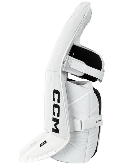 Vist Large View of Product Image Which is New CCM EFLEX E7.5 GOALIE PAD 33 + 1 WH WH BK
