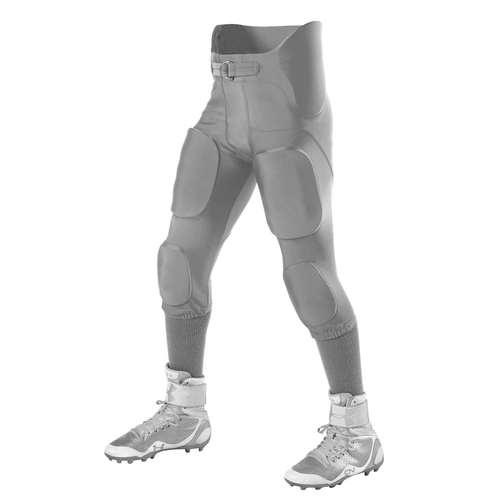 Vist Large View of Product Image Which is NEW Alleson ADULT SILVER Adult FB Integrated Pants Large