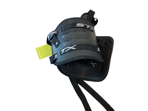 Vist Large View of Product Image Which is Used STX STX RIB PAD Lacrosse Rib Pads Black XS