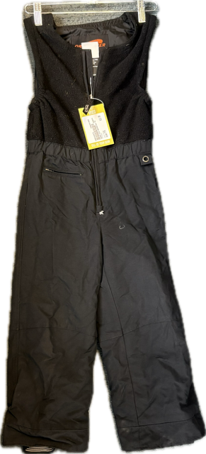 Vist Large View of Product Image Which is Used Obermeyer Snow Bibs Y Black Youth