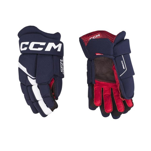 Vist Large View of Product Image Which is New CCM NEXT GLOVE Senior Gloves Navy And White 13"
