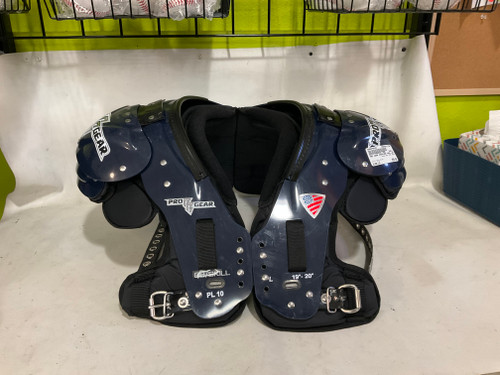 Vist Large View of Product Image Which is Used PRO GEAR LARGE FB Shoulder Pads Navy Blue LG