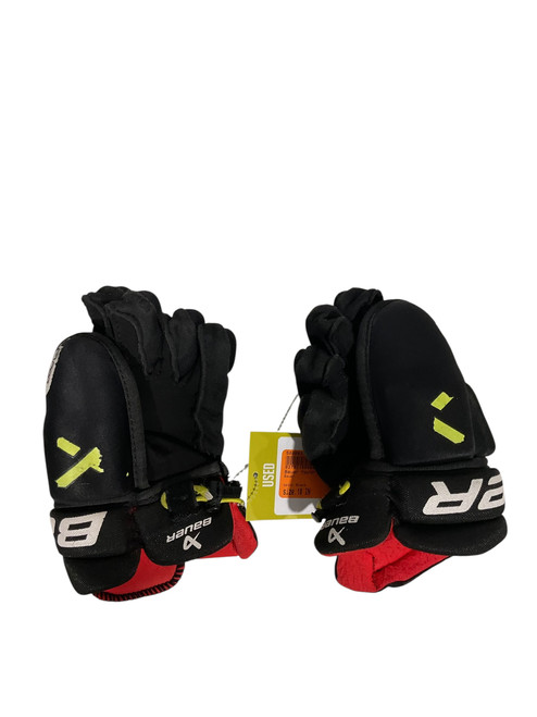 Vist Large View of Product Image Which is Used Bauer Youth Gloves Black 10"