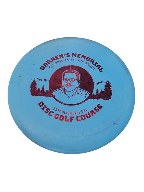 Vist Large View of Product Image Which is Used DARRENS MEMORIAL Disc Golf Putter Royal Blue