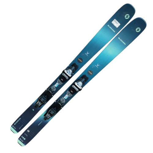 Vist Large View of Product Image Which is Used Blizzard SHEEVA 9 Womens Down Hill Ski/Binding Navy Blue 148 cm