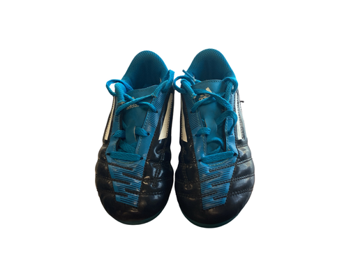 Vist Large View of Product Image Which is Used Adidas Soccer Cleats Royal Blue Youth 12.5