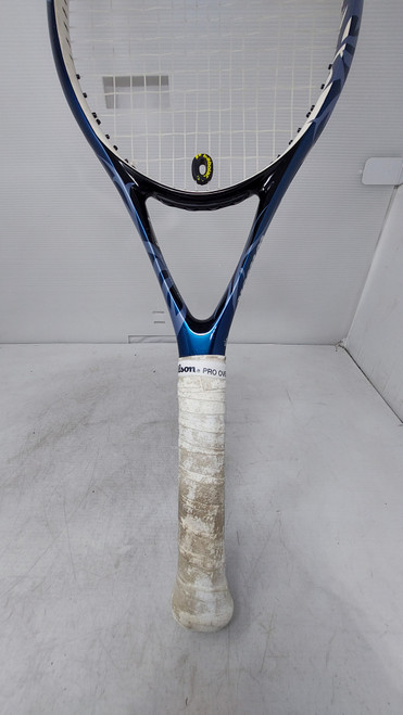 Vist Large View of Product Image Which is Used Wilson NCODE Adult Tennis Racquet Navy Blue Unknown