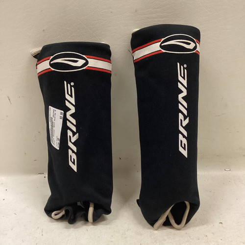 Vist Large View of Product Image Which is Used Brine Soccer Shin Guards Adult Black Senior