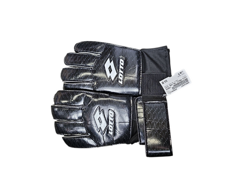 Vist Large View of Product Image Which is Used Lotto PRESTO 700 GOAL GLOVES Soccer Goalie Gloves Black 9