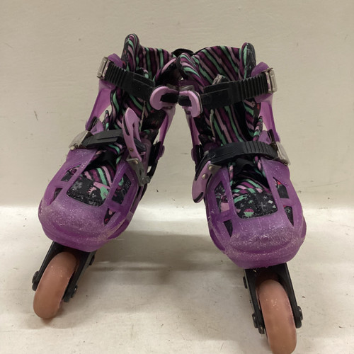 Vist Large View of Product Image Which is Used Rollerblade ADJ UNICORN Junior Rec Fitness Skates Teal Adjustable