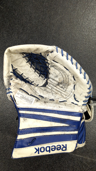 Vist Large View of Product Image Which is Used Reebok 18K INT GOALIE CATCH Inter Goalie Catcher White And Royal Blue