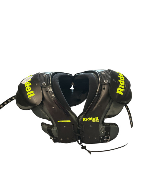 Vist Large View of Product Image Which is Used Riddell POWER SURGE LG SP FB Shoulder Pads Black LG