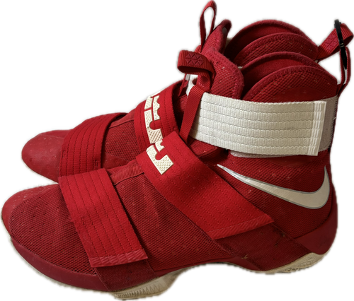 Vist Large View of Product Image Which is Used Nike LEBRON SOLDIER X Basketball Shoes M Red Senior 12