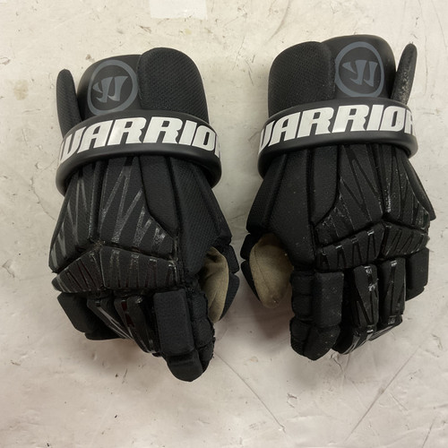 Vist Large View of Product Image Which is Used Warrior BURN NEXT Lacrosse Gloves Junior Black MD