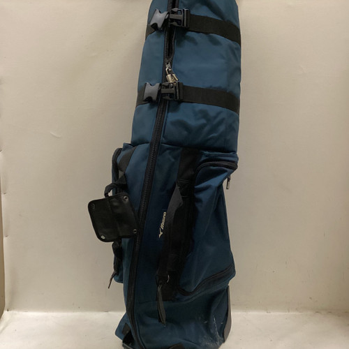 Vist Large View of Product Image Which is Used Mizuno TRAVEL WHEELED BAG Travel Bag Navy Blue