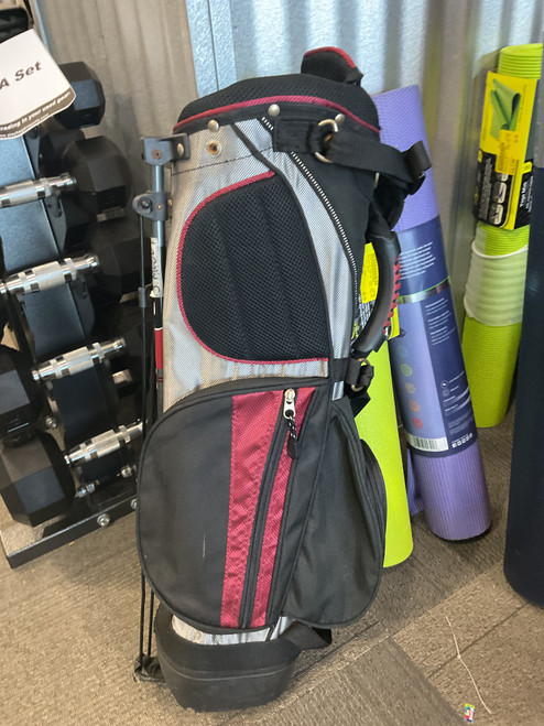 Vist Large View of Product Image Which is Used Walter Hagen JR STAND BAG Jr Stand Bag Maroon