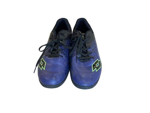 Vist Large View of Product Image Which is Used Lotto Soccer Indoor Shoes Black Senior 5
