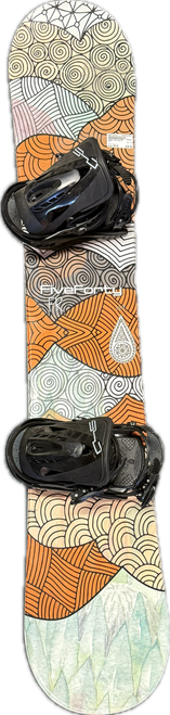 Used 540 FR Womens Board/Bindings White 149 cm Vist Large View of Product Image Which is Used 540 FR Womens Board/Bindings White 149 cm