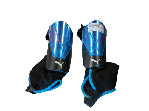 Vist Large View of Product Image Which is Used Puma Soccer Shin Guards Youth Royal Blue SM