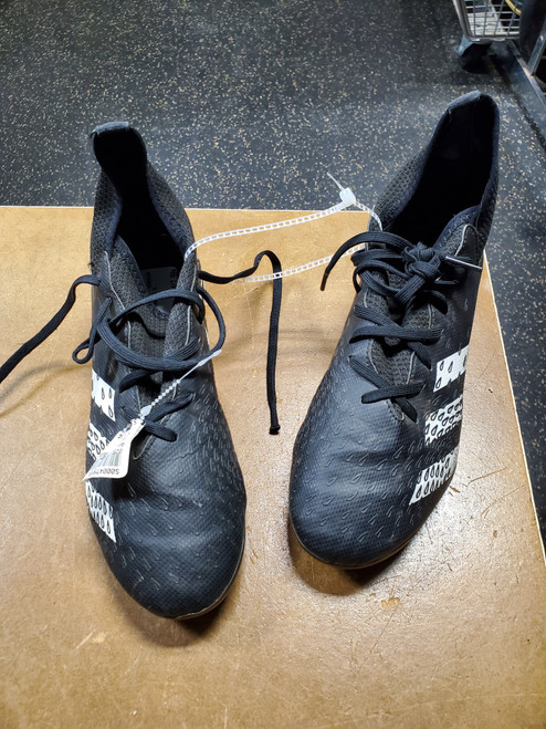 Vist Large View of Product Image Which is Used Adidas Soccer Cleats Black Junior 05