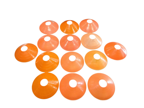 Vist Large View of Product Image Which is Used 14 PK AGILITY CONES Soccer Training Aids Orange