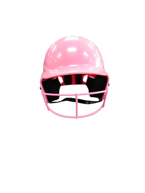 Vist Large View of Product Image Which is Used RIP-IT Batting Helmet w/Mask Pink SM