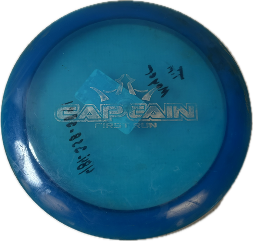 Vist Large View of Product Image Which is Used Dynamic Discs CAPCAIN Disc Golf Mid Range Royal Blue