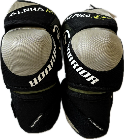 Vist Large View of Product Image Which is Used Warrior ALPHA LT Junior Elbow Pads MD